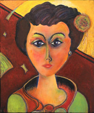 제목이 "Madame"인 미술작품 Gid Artiste Montmartre로, 원작, 기름