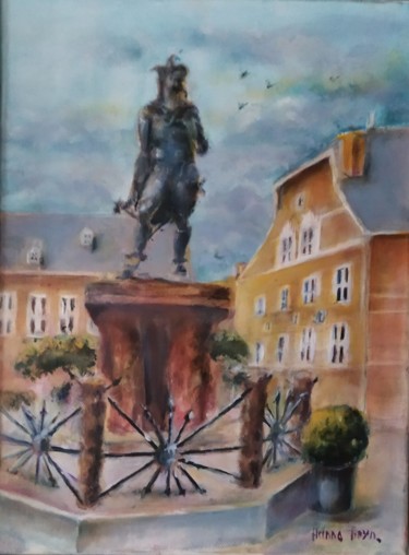 绘画 标题为“Tongeren” 由Hanna Bryn, 原创艺术品, 油