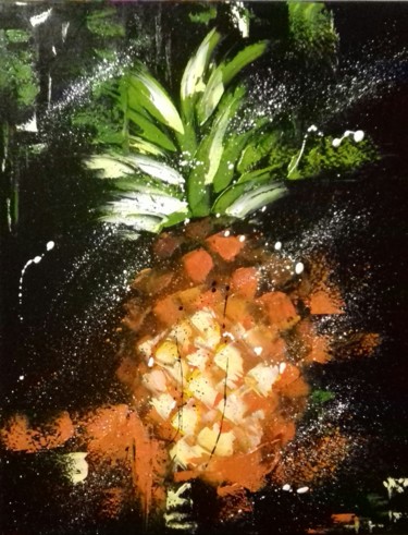 Pittura intitolato "Арт 24" da Elena Gerasimenko, Opera d'arte originale, Olio Montato su Telaio per barella in legno