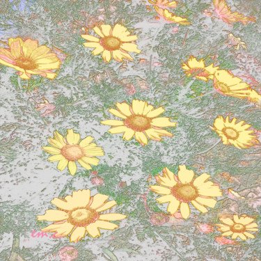 Digital Arts με τίτλο "Discover Yellow" από Manos Chronakis, Αυθεντικά έργα τέχνης, Φωτογραφία Μοντάζ
