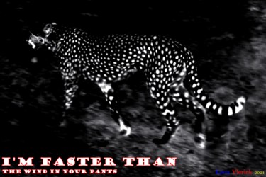 Artes digitais intitulada "FASTER" por Koen Vlerick, Obras de arte originais, Trabalho Digital 2D