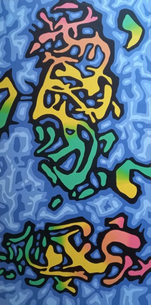 Painting titled "Signs of Heaven" by Oleksandr Lekomtsev, Original Artwork, Oil