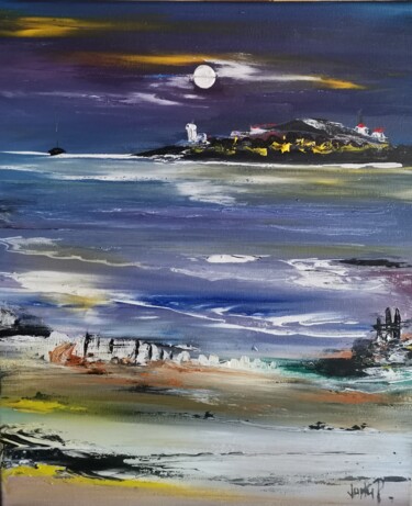 Peinture intitulée "One moment in my li…" par Pascal Jung, Œuvre d'art originale, Huile