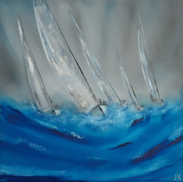绘画 标题为“REGATTA” 由Lilla Kuzma, 原创艺术品, 丙烯