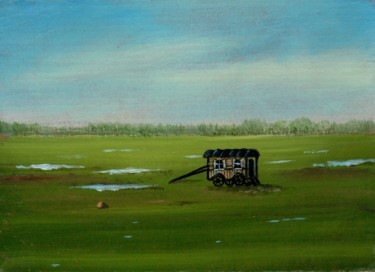 「Lara’s Songs. Песни…」というタイトルの絵画 Владимир Абаимовによって, オリジナルのアートワーク, オイル