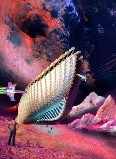 Digital Arts titled "cplor galactica" by Cihat Yıldır, Original Artwork, 3D Modeling