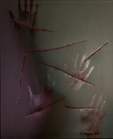 No escape Peinture intitulée "No escape" par Wilcox, Œuvre d'art originale, Huile Monté sur Châssis en bois