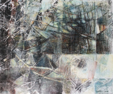 「Season Spring」というタイトルの絵画 Ingibergによって, オリジナルのアートワーク, アクリル