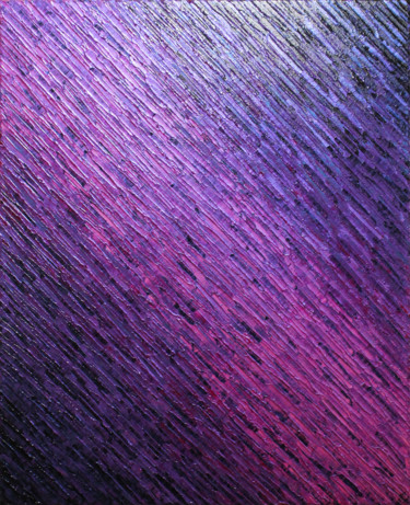Texture couteau rose violette Peinture intitulée "Texture couteau ros…" par Jonathan Pradillon, Œuvre d'art originale, Acrylique Monté sur Châssis en bois