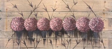 绘画 标题为“Porte bonheur” 由Stéphane Palazzotto, 原创艺术品, 丙烯 安装在木板上