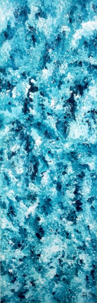 Peinture intitulée "Floraison nocturne" par Renaud Angerville-Langlois, Œuvre d'art originale, Acrylique