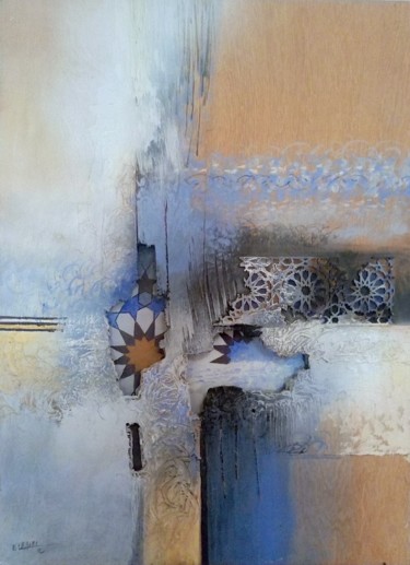 绘画 标题为“Bas relief 2” 由Fouzi El Basri, 原创艺术品, 丙烯