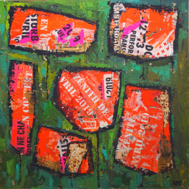 Painting titled "AMSTERDAM 2" by Germain Henneka, Original Artwork, Acrylic