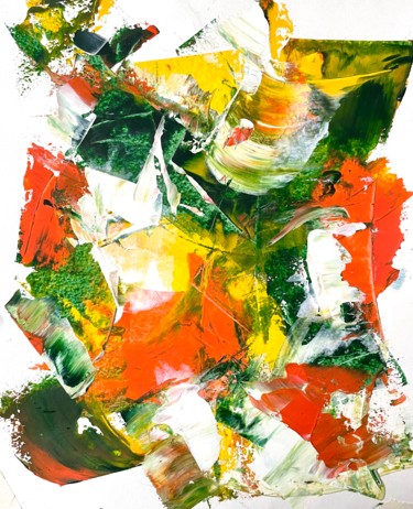 Картина под названием "To be contemporary…" - Anastasiya Krokhmal ( Art Kroha), Подлинное произведение искусства, Акрил