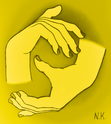 Digital Arts titled "Permission ~ 2" by Nolwenn De Kerhor, Original Artwork, 2D Digital Work