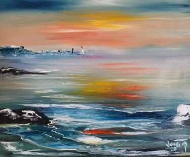 Peinture intitulée "On the turning away…" par Pascal Jung, Œuvre d'art originale, Huile