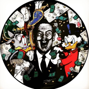 Peinture intitulée "Money and time are…" par Kevin Bardin, Œuvre d'art originale, Acrylique