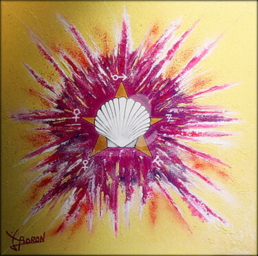 Peinture intitulée "égrégore" par Laurent Boron, Œuvre d'art originale, Huile