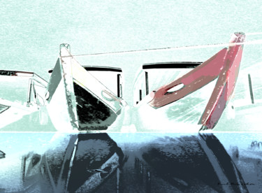 Photography titled "Embarquation" by Paul Benichou, Original Artwork, Manipulated Photography