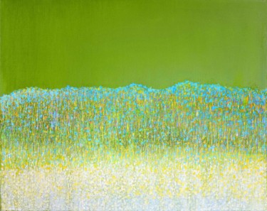 Painting titled "Forest II-V" by Hyun Ae Kang, Original Artwork, Oil