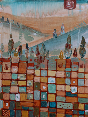 Painting titled "Evolution: The Devo…" by Mia Hunter, Original Artwork, Acrylic