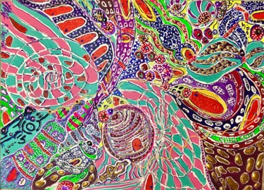 绘画 标题为“Reincarnation/GALER…” 由Nina Rassen, 原创艺术品, 丙烯