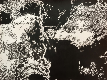图画 标题为“Résilles, terres im…” 由Camille Rouschmeyer, 原创艺术品, 标记