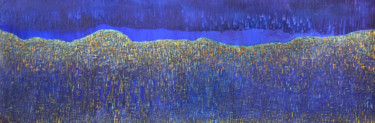 Painting titled "Gleam II-II" by Hyun Ae Kang, Original Artwork, Oil