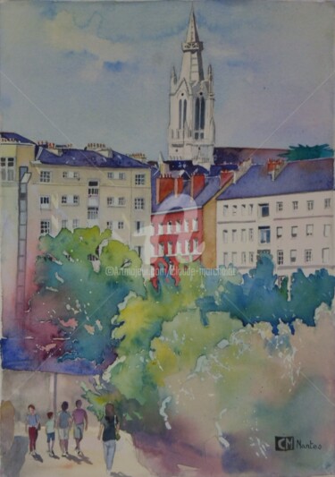 Nantes, le clocher de Sainte Anne