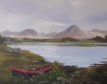 Derryinver boat Peinture intitulée "Derryinver boat" par Cathal O Malley, Œuvre d'art originale, Acrylique