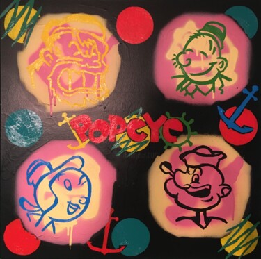 绘画 标题为“Popeye” 由Александр Попдякуник, 原创艺术品, 油