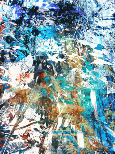 CHAOS- hovers of plants in Crypto Jungle Arts numériques intitulée "CHAOS- hovers of pl…" par Katherine Lee, Œuvre d'art originale, Travail numérique 2D