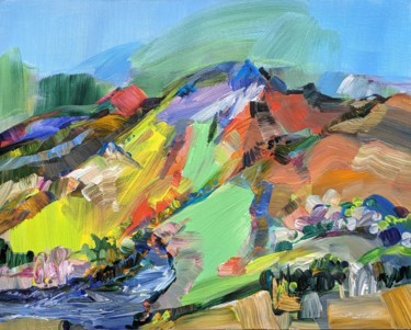 绘画 标题为“Spring mountains” 由Armen Ghazayran (Nem), 原创艺术品, 丙烯