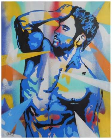 Peinture intitulée "summer" par Erik Hils, Œuvre d'art originale, Acrylique