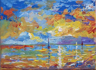 Malerei mit dem Titel "Before the storm" von Rakhmet Redzhepov, Original-Kunstwerk, Acryl