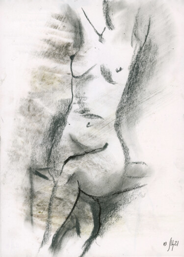 Rysunek zatytułowany „Susanna. Nude art #…” autorstwa Maria Shedrina, Oryginalna praca, Pastel