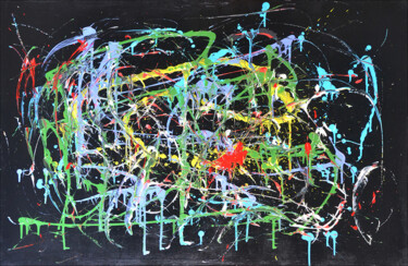 Peinture intitulée "Ivresse" par Nicolas Alibar, Œuvre d'art originale, Acrylique