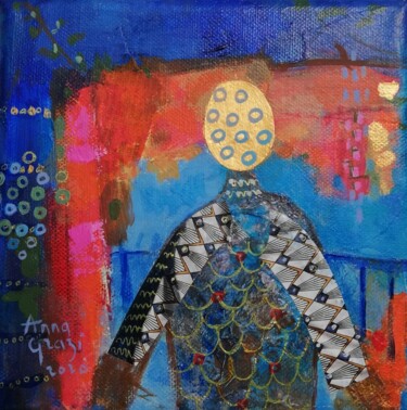 Le recameur poète 绘画 标题为“Le recameur poète” 由Anna Grazi, 原创艺术品, 丙烯