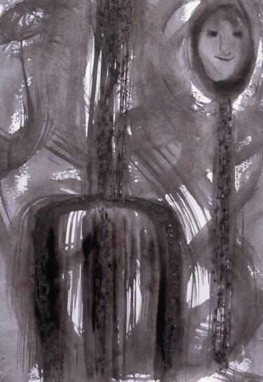 绘画 标题为“jolie couple ,.” 由Francisco  Duart Mendes, 原创艺术品, 墨
