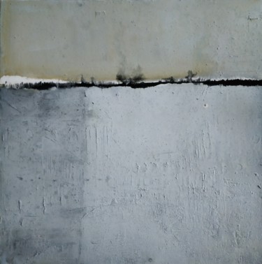 Peinture intitulée "Landscape avril" par Christophe Rivière, Œuvre d'art originale, Huile