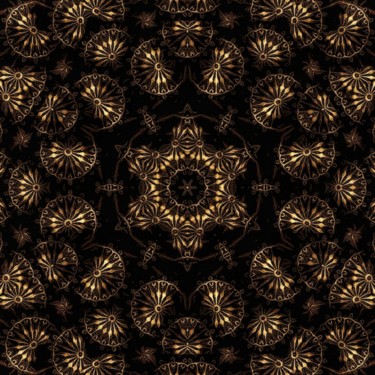 Digital Arts titled "Bronze Age Mandala" by Mrn, Original Artwork, 2D Digital Work