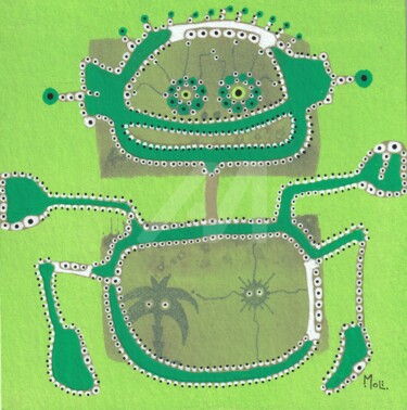 Peinture intitulée "NéO/MOLI.1140" par Moli, Œuvre d'art originale, Acrylique