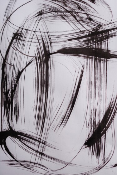 绘画 标题为“ça se mélange dans…” 由Francisco  Duart Mendes, 原创艺术品, 墨