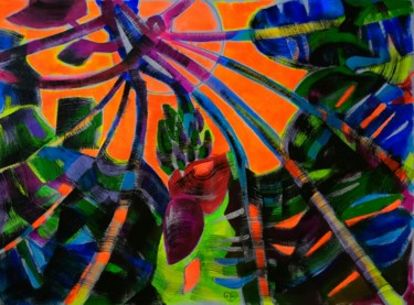 图画 标题为“Tropical violence.…” 由Victoria Golovina, 原创艺术品, 丙烯