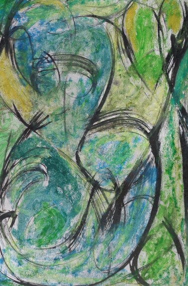 绘画 标题为“sens titre_/.” 由Francisco  Duart Mendes, 原创艺术品, 粉彩
