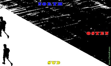 Цифровое искусство под названием "NORTH" - Koen Vlerick, Подлинное произведение искусства, 2D Цифровая Работа