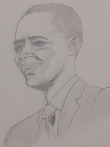 Dessin intitulée "Bonheur d'un homme…" par Christelle Carlton, Œuvre d'art originale, Crayon