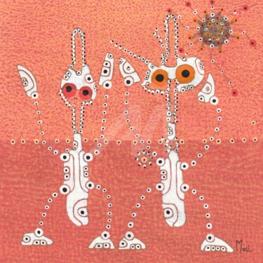 Peinture intitulée "NéO/MOLI.1154." par Moli, Œuvre d'art originale, Acrylique