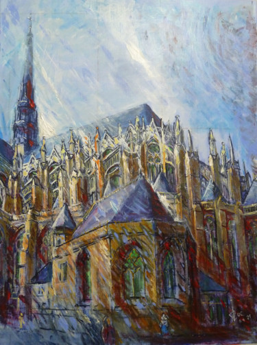 Peinture intitulée "Dans l'ombre de la…" par Philippe Lasselin, Œuvre d'art originale, Acrylique