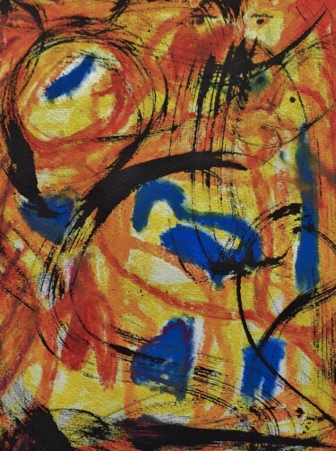 绘画 标题为“el loco” 由Francisco  Duart Mendes, 原创艺术品, 粉彩